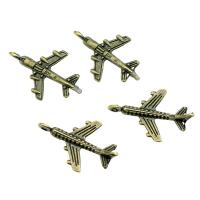 Zinc Alloy Pendants Airplane plated fashion jewelry nickel lead & cadmium free Sold By PC