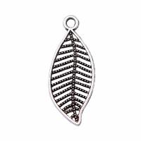 Zinc Alloy Leaf Pendants plated fashion jewelry nickel lead & cadmium free Sold By PC