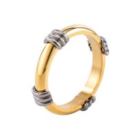 Stainless Steel Finger Ring 316L Stainless Steel Vacuum Ion Plating Unisex 5.50mm US Ring Sold By PC