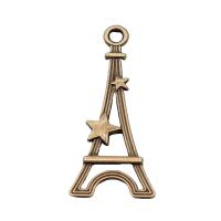 Zinc Alloy Pendants Tower plated fashion jewelry nickel lead & cadmium free Sold By PC