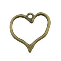 Zinc Alloy Heart Pendants plated fashion jewelry nickel lead & cadmium free Sold By PC