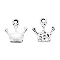Zinc Alloy Crown Pendants silver color plated fashion jewelry silver color nickel lead & cadmium free Sold By PC