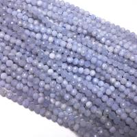 Naturliga Lila Agate Pärlor, DIY & fasetterad, purpur, Såld Per Ca 39 cm Strand