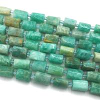 Perline Amazzonite, Quadrato, DIY, verde, 6x10mm, Venduto per Appross. 39 cm filo