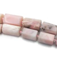 opala rosa grânulos, miçangas, Quadrado, DIY, cores misturadas, 8x12mm, vendido para Aprox 39 cm Strand