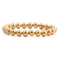 Shell Pearl Bracelet Round for woman nickel lead & cadmium free Length 7.09 Inch Sold By PC