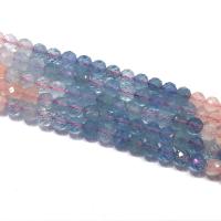 pietra di Morgan perla, Cerchio, DIY & sfaccettati, colori misti, 4mm, Venduto per Appross. 39 cm filo