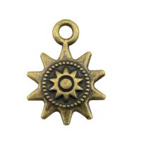 Zinc Alloy Pendants Sun plated Sold By PC