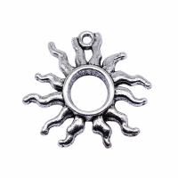 Zinc Alloy Pendants Sun plated Sold By PC