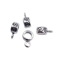 Zinc Alloy Bail Beads plated DIY silver color Sold By PC