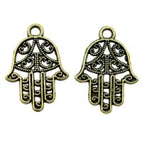 Zinc Alloy Hand Pendants plated vintage & Unisex nickel lead & cadmium free Sold By PC