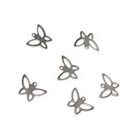 Stainless Steel Animal Pendants Butterfly plated DIY Sold By PC