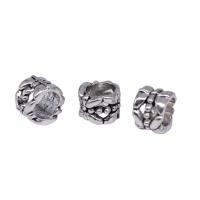 Zinc Alloy Jewelry Beads Donut antique silver color plated vintage & DIY nickel lead & cadmium free Sold By PC