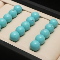 Half Drilled South Sea Shell Beads Shell Pearl Round DIY & half-drilled blue Sold By Bag