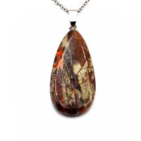 Agate Jewelry Pendants Brass with Agate fashion jewelry & Unisex nickel lead & cadmium free 35-40mm*20-30mm Sold By PC