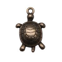 Zinc Alloy Animal Beads Turtle antique bronze color plated vintage & Unisex nickel lead & cadmium free Sold By PC