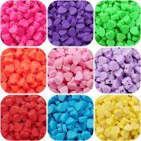 Polymer Clay Beads, Heart, DIY, more colors for choice, 9x10x4mm, Sold By Bag