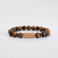 Natural Tiger Eye Bracelets for man 65mm Sold By PC