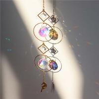 Factory Spot Wholesale Colorful Crystal Sun Catcher Ornaments Pendant Room Garden Decoration Crystal Ornaments