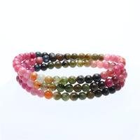 Natural Tourmaline Bracelet Round & for woman Sold Per 54 cm Strand