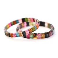 Natural Tourmaline Bracelet for woman mixed colors Sold Per 18 cm Strand