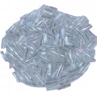 Transparent Glass Seed Beads Glass Beads Round Bugle DIY Sold By Bag