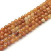 Natural Aventurine Beads Red Aventurine Round polished DIY mixed colors Sold Per Approx 15 Inch Strand