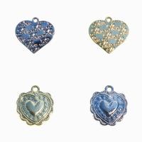 Zinc Alloy Heart Pendants plated Unisex nickel lead & cadmium free Sold By PC