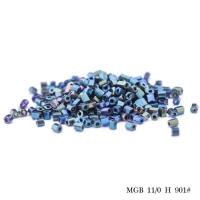 Japán Glass Seed gyöngyök, Üveggyöngyök, galvanizált, DIY, több színt a választás, 2mm, 30G/Bag, Által értékesített Bag