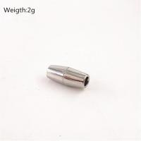 Zinc Alloy Magnetic Clasp silver color plated DIY nickel lead & cadmium free Sold By PC
