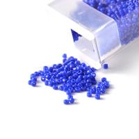 Uigennemsigtig glas frø perler, Glasperler, Runde, du kan DIY, flere farver til valg, nikkel, bly & cadmium fri, 1.50mm, Solgt af Box