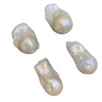 Přírodní sladkovodní perly perlí, Sladkovodní Pearl, Keishi, DIY, bílý, 15-17mm, Prodáno By PC