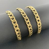 Nehrđajućeg čelika Curb Chain, 304 nehrđajućeg čelika, modni nakit & možete DIY & bez spolne razlike, više boja za izbor, Prodano By m