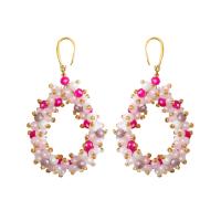 Crystal Earrings Zinc Alloy with Crystal fashion jewelry & for woman nickel lead & cadmium free Sold By Pair