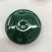 Malachit Anhänger, rund, poliert, grün, 5-35mm, verkauft von G