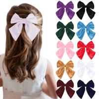 Children Hair Accessory, Velveteen, Bowknot, handmade, Girl, more colors for choice, 139.70x127mm, Sold By PC