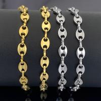 Stainless Steel Bar Chain 304 Stainless Steel Vacuum Ion Plating fashion jewelry & DIY & Unisex 5.50mm Sold By Bag