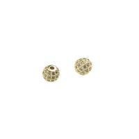 Abalorios de latón Rhinestone, metal, Bricolaje & con diamantes de imitación, dorado, Vendido por UD