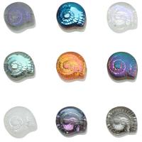 Ručno lampwork perle, Puž, pozlaćen, možete DIY, više boja za izbor, 11x12mm, Približno 200računala/Torba, Prodano By Torba