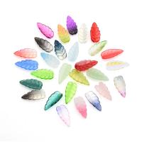 Fashion Lampwork Pendants Leaf plated DIY Approx Sold By Bag