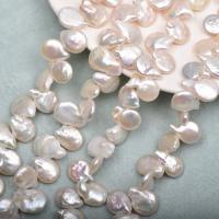 Perle perline Keishi coltivate d'acqua dolce, perla d'acquadolce coltivata naturalmente, DIY, 10x14mm, Venduto per Appross. 37-40 cm filo