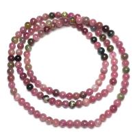 Natural Tourmaline Bracelet handmade radiation protection & for woman mixed colors 4mm Length Approx 21 cm Sold By PC