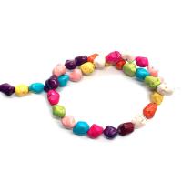 Turquoise Beads Natural Turquoise irregular DIY mixed colors 10mm Sold Per Approx 14.96 Inch Strand
