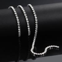 Rhinestone Cup Chain 304 Stainless Steel Vacuum Ion Plating fashion jewelry & DIY & Unisex & with rhinestone Sold By Bag