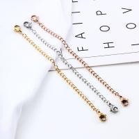 Stainless Steel Extender Chain 304 Stainless Steel Vacuum Ion Plating Dual Tip & fashion jewelry & DIY Sold By PC