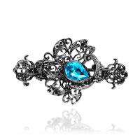 Hair Barrettes Zinc Alloy Unisex & with rhinestone Sold By PC