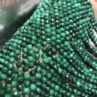 Malakit Bead, du kan DIY & facetteret, grøn, Solgt Per 38 cm Strand