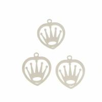 Titanium Steel Pendants Crown polished fashion jewelry & for woman Sold By PC