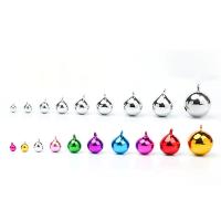 Jern Bell Charm, forgyldt, du kan DIY & forskellig størrelse for valg, blandede farver, nikkel, bly & cadmium fri, Solgt af PC