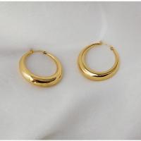 Titanium Steel Hoop Earring fashion jewelry & for woman Sold By Pair